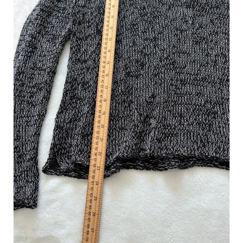 Wooden Ships Knit Sweater XS/Small Marled Boxy Cropped Lightweight - Picture 8 of 12